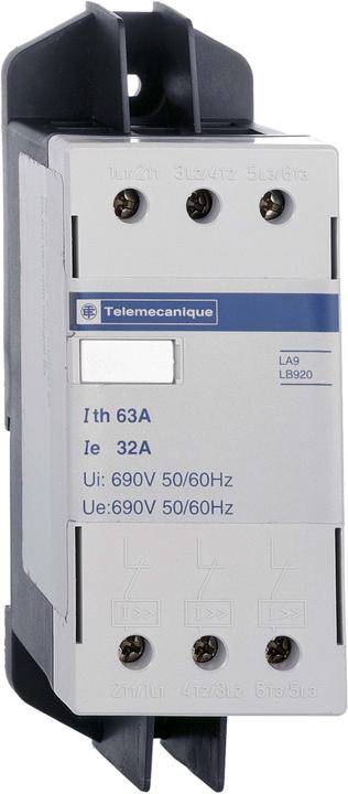 Schneider Electric Strombegrenzer, 3p, 63A, für LA9LB920