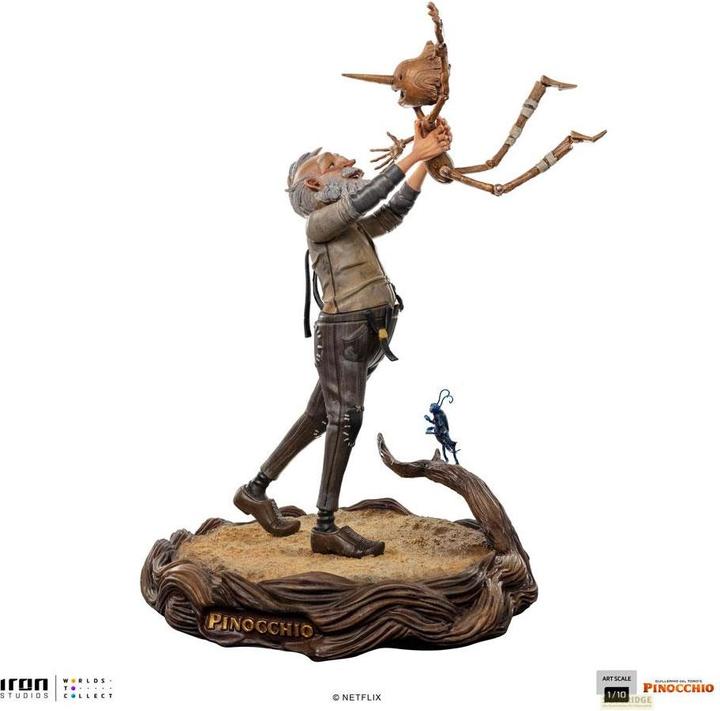 Actual product image Iron Studios Jurassic Park statuette 1/20 Demi Art Scale T-Rex attacks Donald Gennaro 30 cm