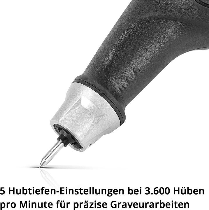 Actual product image Stahlwerk Engraving machine GM-3600 ST with 24 W electric engraver Engraving pen
