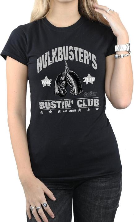 Image du produit - T-shirt IRON MAN HULKBUSTER'S BUSTIN' CLUB - Femme (M)