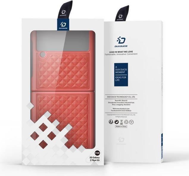 Actual product image Dux Ducis Venice Series Genuine Leather Case (Samsung Galaxy Z Flip4)