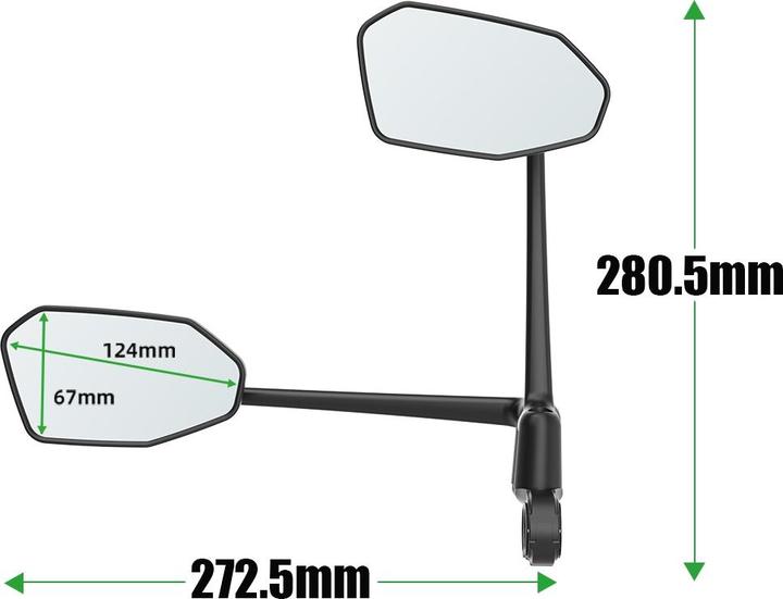 Produktbild Mobygo Rückspiegel RM-15-L, links