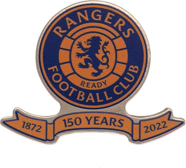Produktbild Rangers FC Wappen Abzeichen 150 Years Metall Legierung