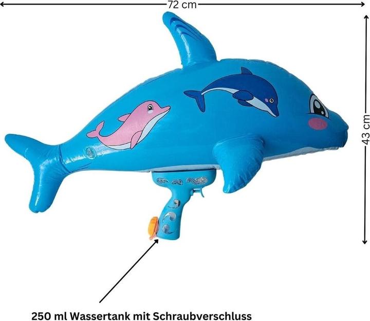 Produktbild Alldoro Wasserpistole Delfin aufblasbar