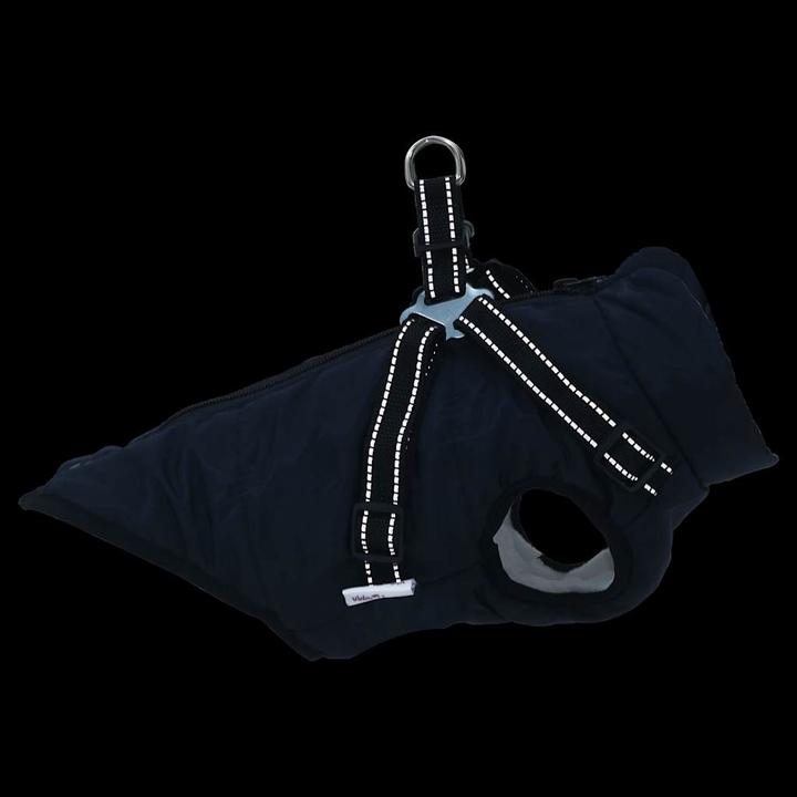 Actual product image VidaXL Dog coat with harness Waterproof Reflective (32, Dog coat)