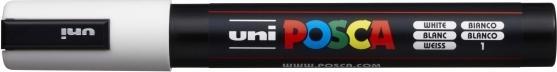 Actual product image Posca Paint marker Uni PC-5M white 1,8-2,5mm - (6 pcs.) (White, 2.50 mm, 6 x)