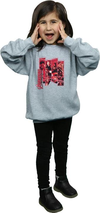 Produktbild Avengers Team Collage Sweatshirt Mädchen (140, 146)