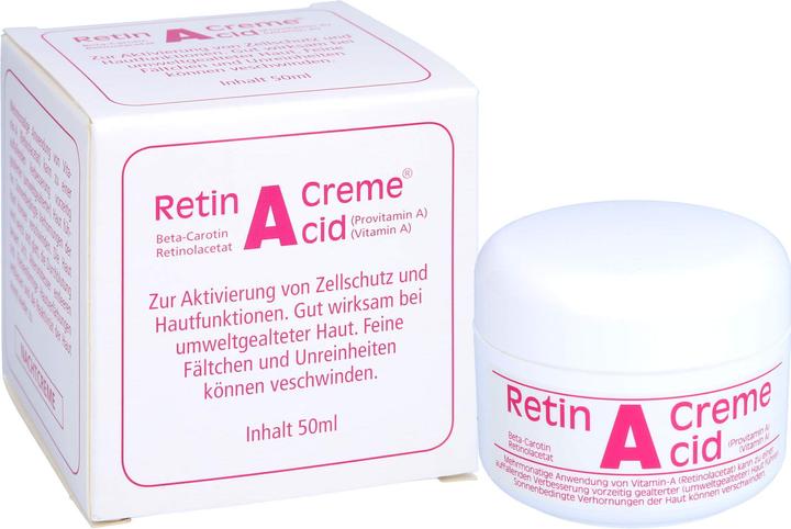 Immagine prodotto Isar Pharm Crema in vasetto Retin A Cid contro l'invecchiamento cutaneo ambientale, crema da 50 ml (50 ml)