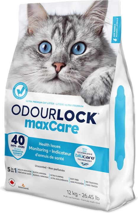 Intersand Odour Lock MaxCare (Clumping, 12 kg)