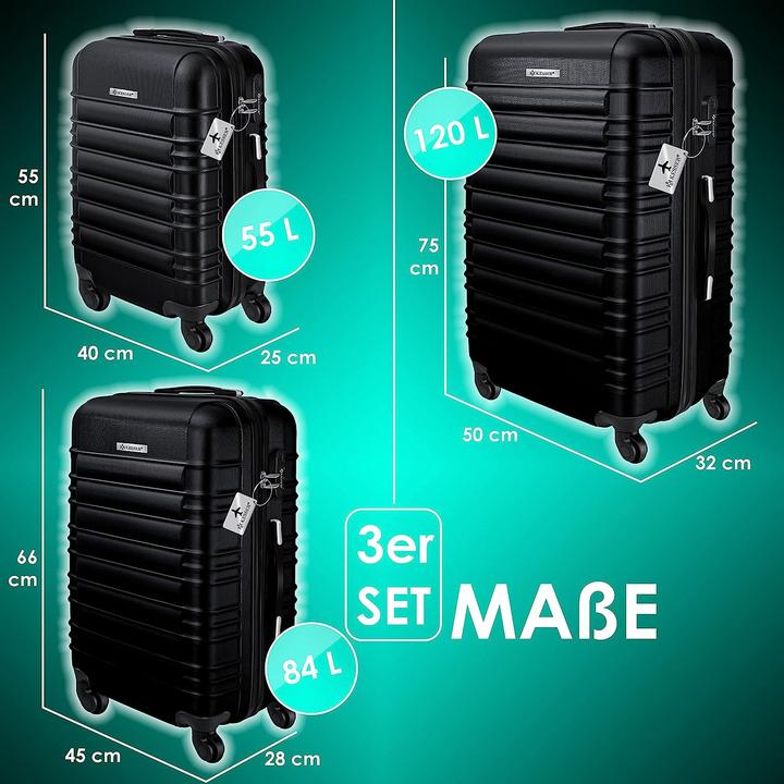 Immagine prodotto Kesser Nero (120 l, M (50 - 90l), L (90 - 115l), XL (da 115l))