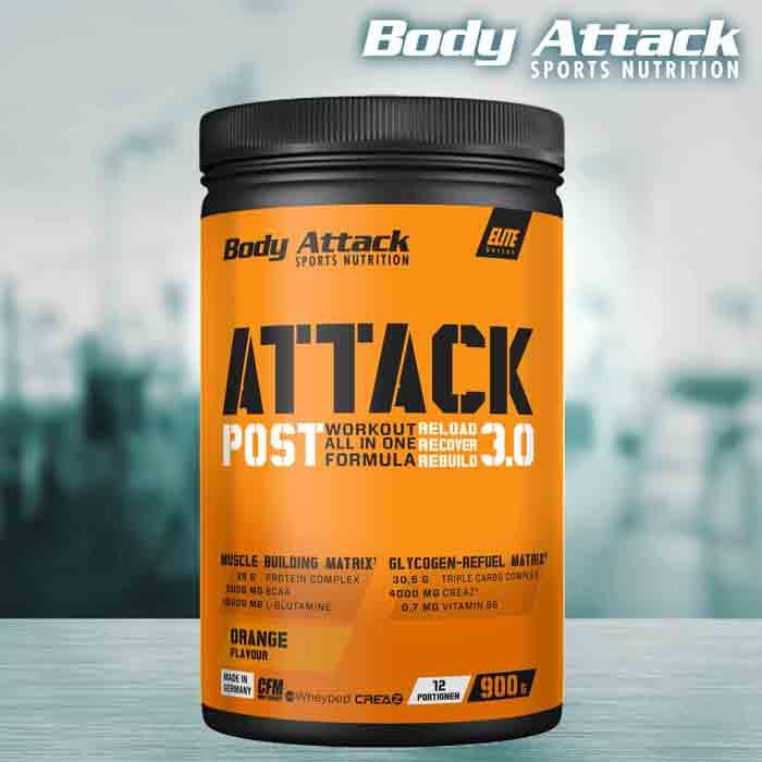 Immagine prodotto Body Attack Post Attack 3.0 (lattina da 900g) (Frutta Esotica, 1 pz., 900 g)