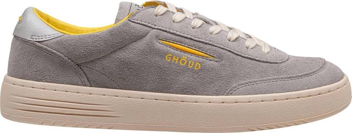 Ghoud lido suede sneakers color grey and yellow