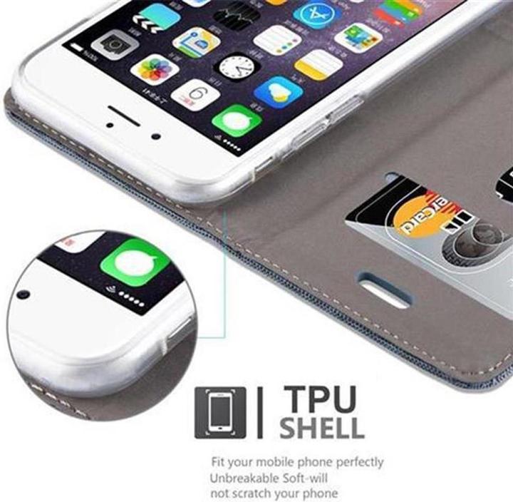 Actual product image Cadorabo Book Jeans Optics Cover (Apple iPhone 6 Plus)
