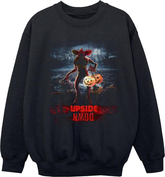 Netflix Stranger Things Pumpkin Upside Down Sweatshirt Mädchen
