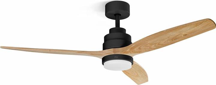 Actual product image Ufesa Nepal Ceiling Fan Inox/Oak 132cm LED (50.40 dB)