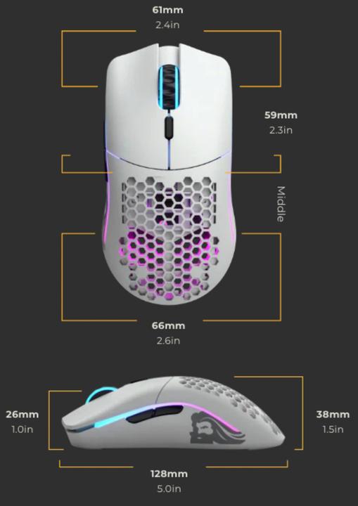 Actual product image Glorious PC Gaming Race Model O (Wireless)
