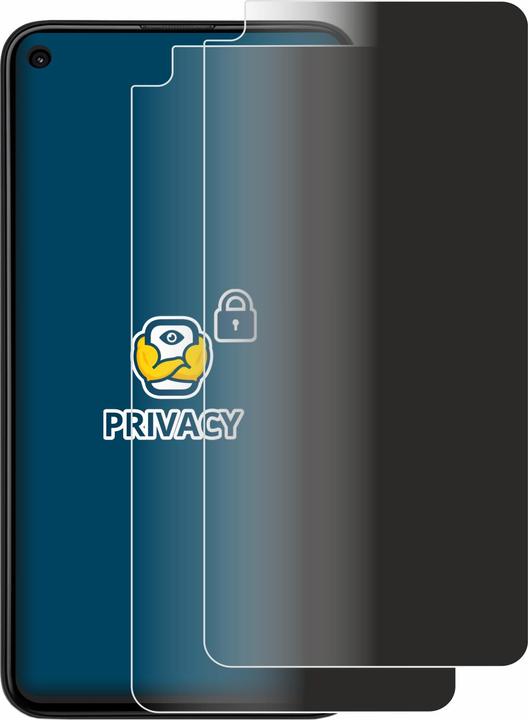 Productafbeelding BROTECT Anti-spionnetje privacyfolie Beschermfolie tegen blauw licht (2 Stuk, Google Pixel 4a 5G)