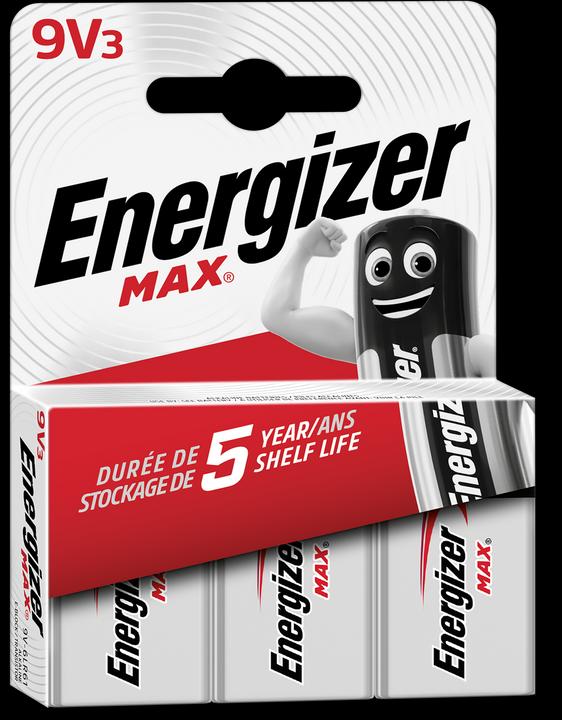 Immagine prodotto Energizer Max Alcalina (3 pz., 9V Block)
