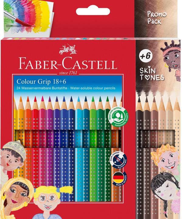 Produktbild Faber-Castell Colour Grip (Sortiert, 24 x)