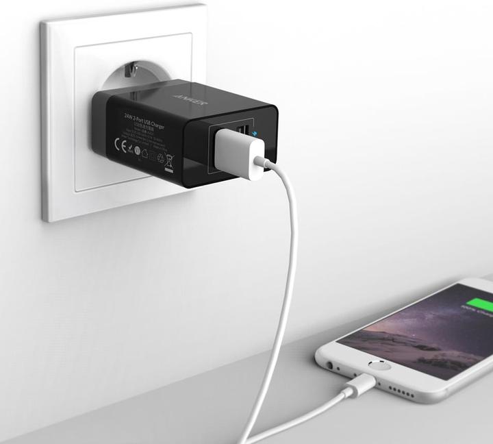 Image du produit Anker Chargeur USB à 2 ports (24 W)