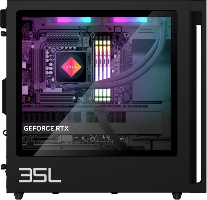 Produktbild HP OMEN GT16-0477ng 35L Gaming Desktop AMD Ryzen™ 7 8700F 64GB/2TB SSD RTX 4070 SUPER Windows 11 (AMD Ryzen 7 8700F, 65.54 GB, 2000 GB, GeForce RTX 4070 Super)