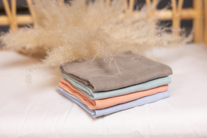 Image du produit Zewi Nuschi de gaze pour bébé (60 cm, 60 cm)