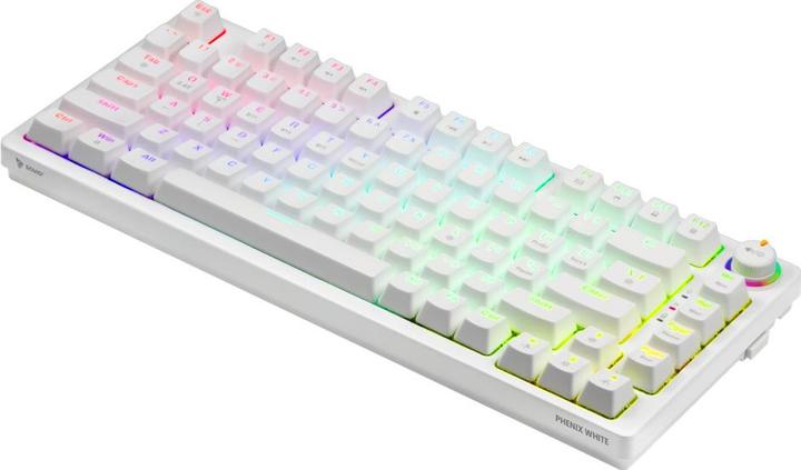 Actual product image Savio Phenix White Gat Yellow (Eng. Int., Cable, Wireless)