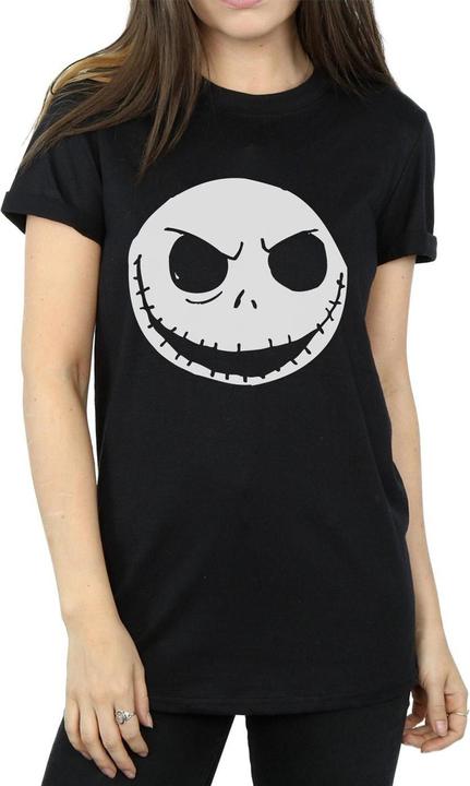 Dick Smith Womens/Ladies Jack Skellington Cotton Boyfriend T-Shirt