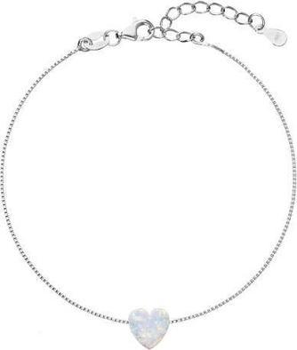 Evolution Group Gentle bracelet with synthetic opal 13018.1 (L) (Synthetische Steine)