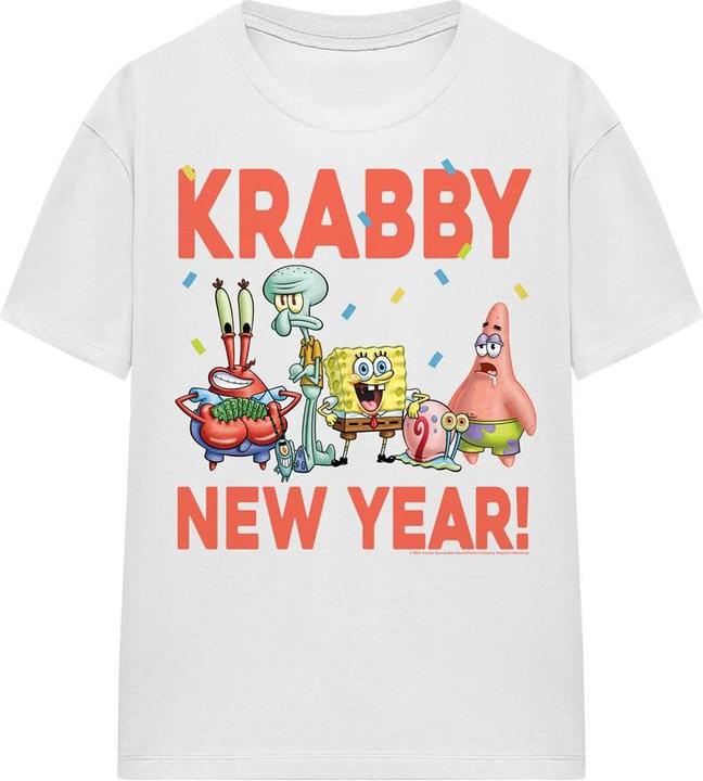 Produktbild Spongebob Squarepants Krabby New Year TShirt (S)
