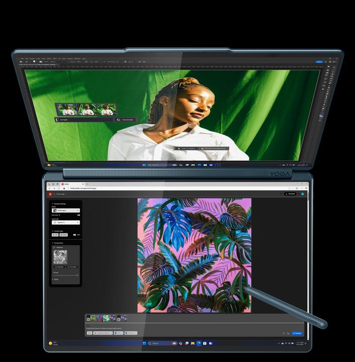 Produktbild Lenovo Yoga Book 9 (14", Intel Core Ultra 7 255H, 32 GB, 1000 GB, DE)