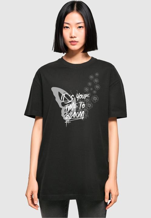 Produktbild Merchcode Ladies It's Your Time To Bloom Oversized Boyfriend Tee - 118375 (3XL)