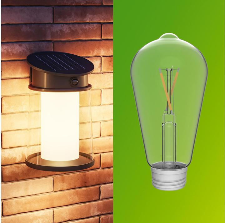 Image du produit Philips Lighting Juda 929004633201 Solar-Aussenwandleuchte 3.2 W Warmweiss Schwa (470 lm, IP44)