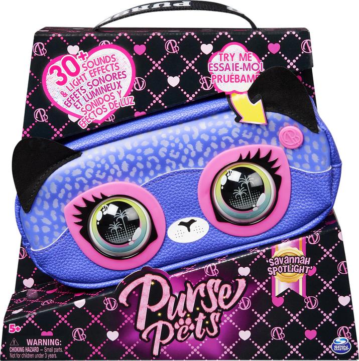 Actual product image Spin Master Purse Pets Savannah Spotlight Cheetah Fanny Pack