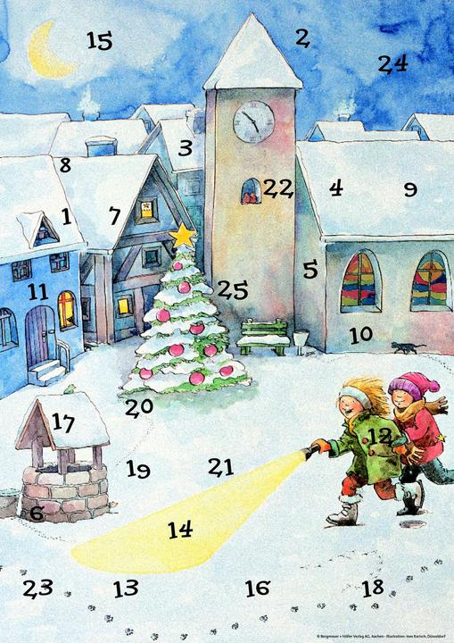 Image du produit Lena und die Weihnachtsdetektive. Fensterbild-Adventskalender