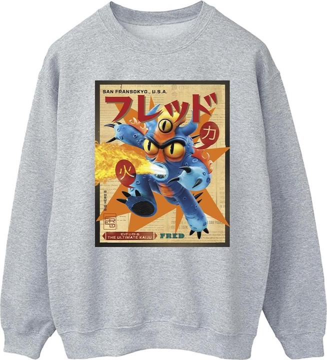 Produktbild Disney Big Hero 6 Baymax Fred Newspaper Sweatshirt (L)