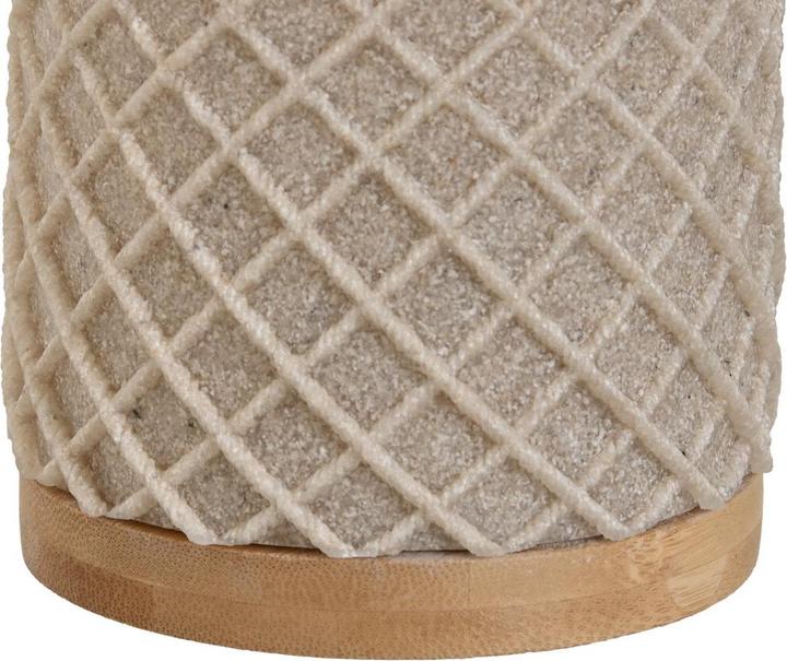 Image du produit Esprit Toilettenbürste Home ESPRIT Beige Silberfarben Harz Bambus 9 x 9 x 37 cm