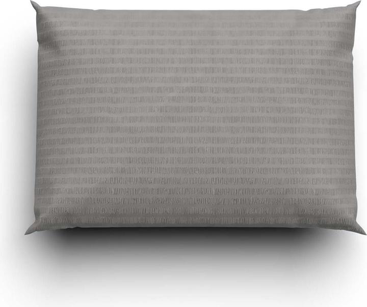 Image du produit Lotus Bettwaren Parure de lit en satin seersucker uni (Taie d'oreiller, 50 x 70 cm)