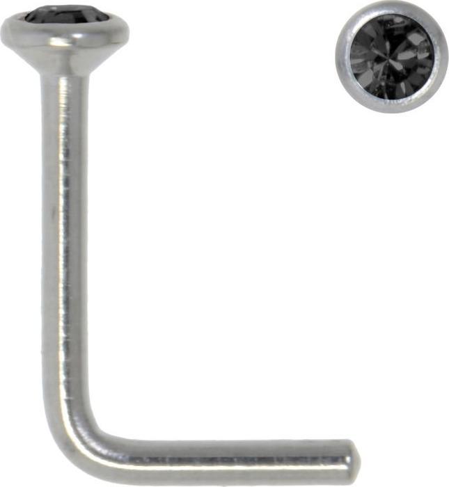 Actual product image Bijouteria Nose piercing (Stainless steel, Crystal)