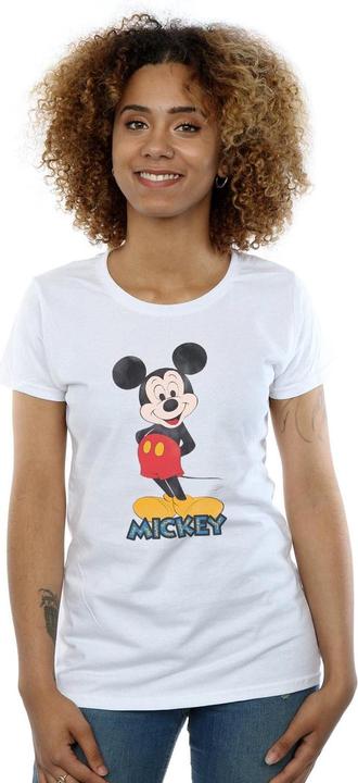 Immagine prodotto Disney Mickey Mouse Retro Pose Maglietta Donna (L)