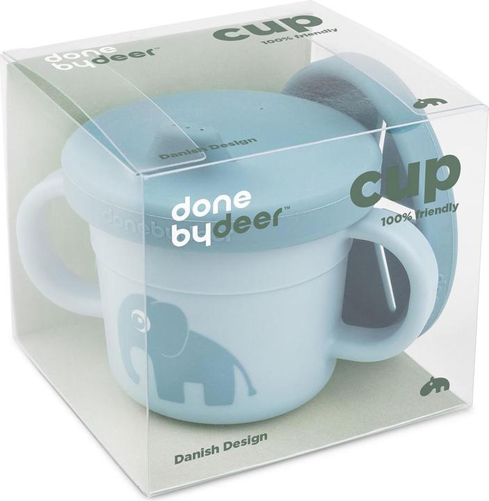 Produktbild Done by Deer Snack & Trinkbecher Set Elphee Blau