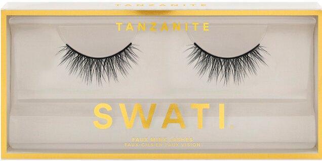 Actual product image Swati Faux Mink Lashes Tanzanite (Artificial eyelashes)