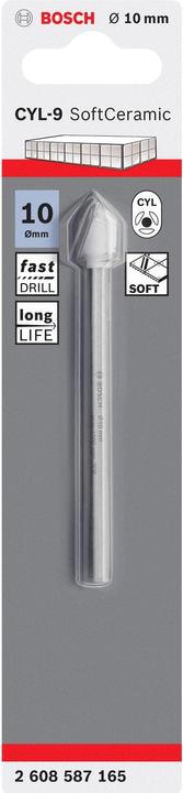 Immagine prodotto Bosch Professional Zubehör Punte per vetro e piastrelle da 10 mm (10 mm)