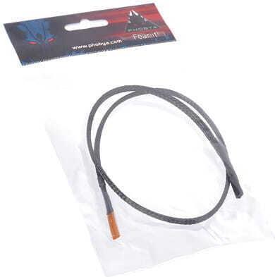 Actual product image Phobya Thermosensor single 50cm black sleeved