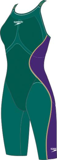 Speedo Fastskin LZR INTENT OPBK KSKN Swimwear Female Adult (25)