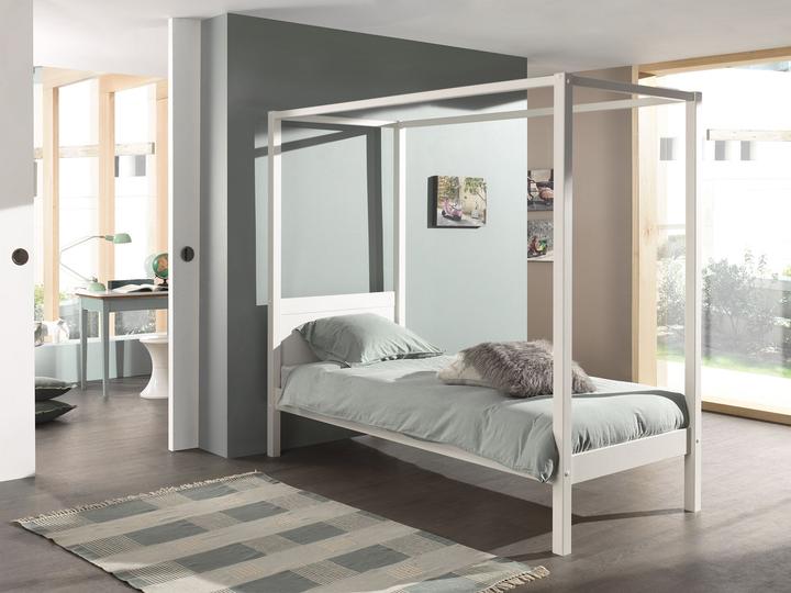 Produktbild Vipack Himmelbett Pino 90 inkl. Betthimmel (90 x 200 cm)