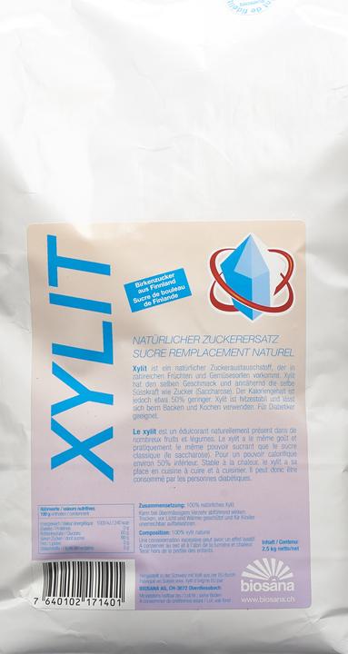 Actual product image Biosana Xylitol sugar substitute (2500 g)
