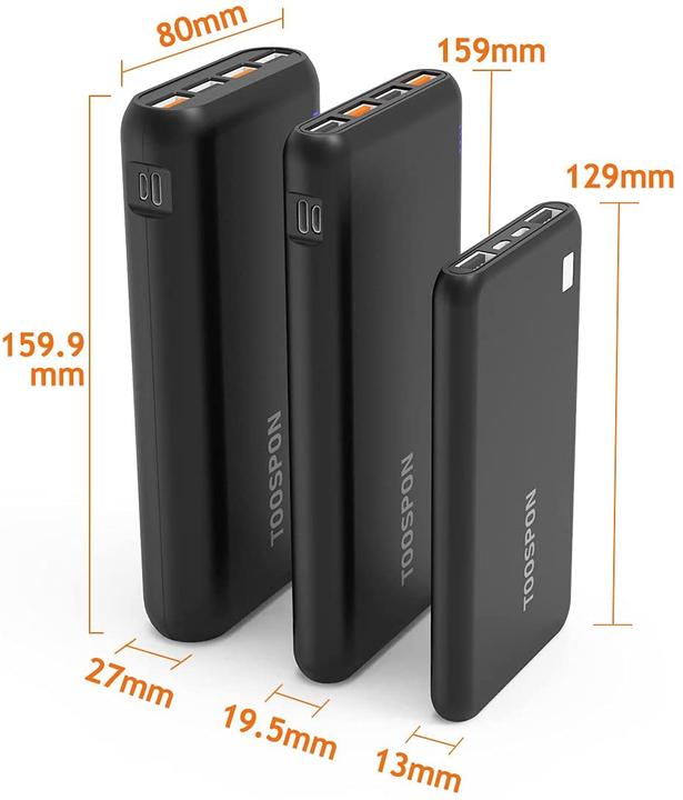 Actual product image Toospon Powerbank with torch (50000 mAh)