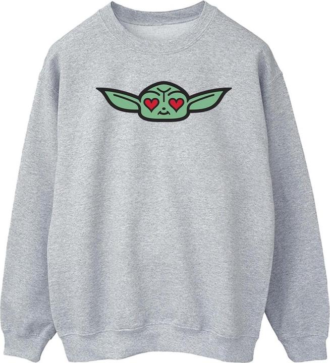 Star Wars The Mandalorian Grogu Heart Eyes Sweatshirt (XXL)