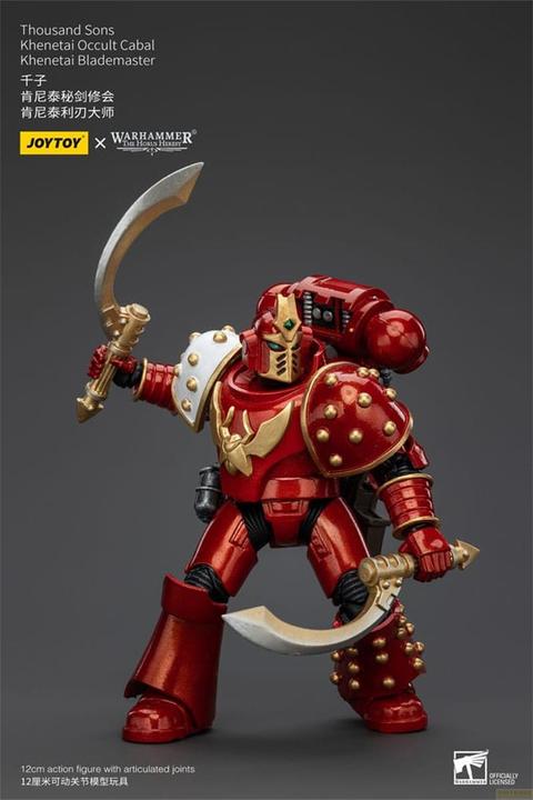 Produktbild Joy Toy Warhammer The Horus Heresy Actionfigur 1/18 Thousand Sons Khenetai Occult Cabal Khenetai Blademaster